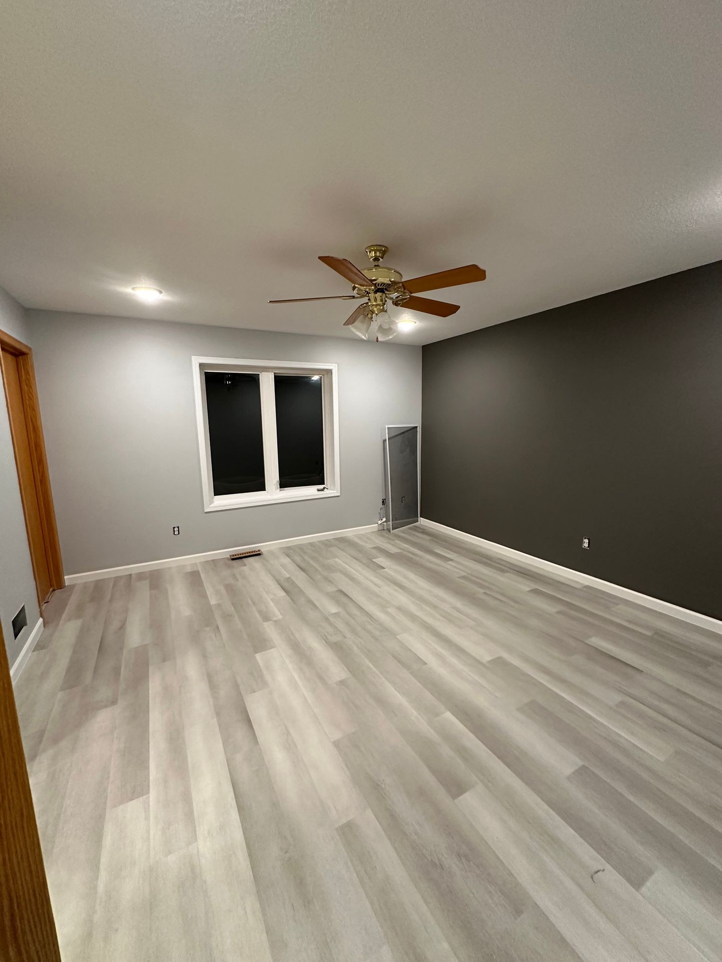 painted walls , windows , trim , changed vinyl floors , texture ceilings. 